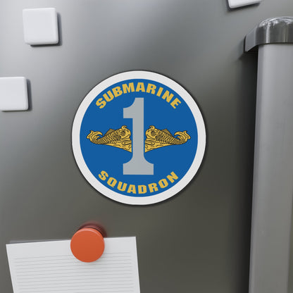 CSS 1 Gold Commander Submarine Squadron 1 (U.S. Navy) Die-Cut Magnet-The Sticker Space