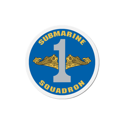 CSS 1 Gold Commander Submarine Squadron 1 (U.S. Navy) Die-Cut Magnet-5" x 5"-The Sticker Space