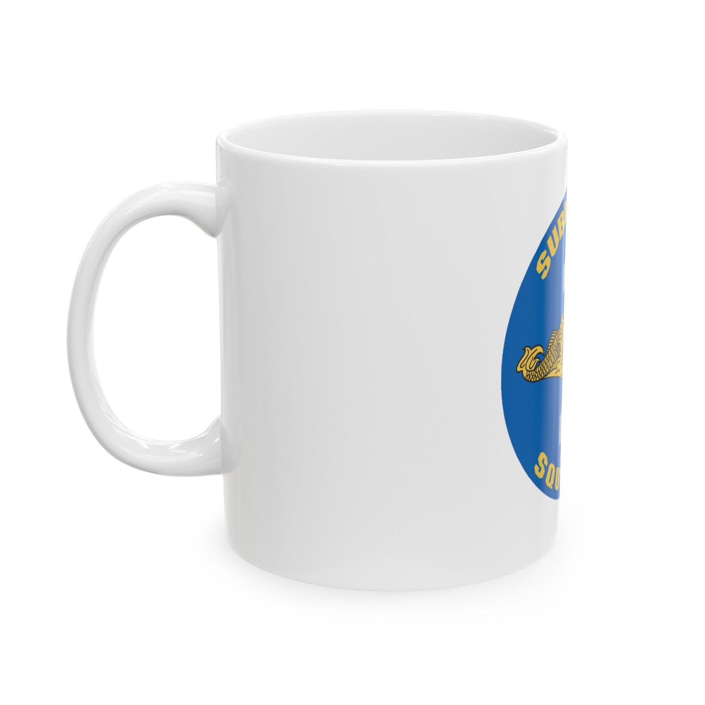 CSS 1 Gold Commander Submarine Squadron 1 (U.S. Navy) White Coffee Mug-The Sticker Space