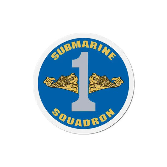 CSS 1 Gold Commander Submarine Squadron 1 (U.S. Navy) Refrigerator Magnet 4 Inch - The Sticker Space