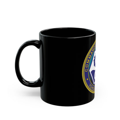 CTF 74 Yokosuka Japan Combined Task Force (U.S. Navy) Black Coffee Mug-The Sticker Space