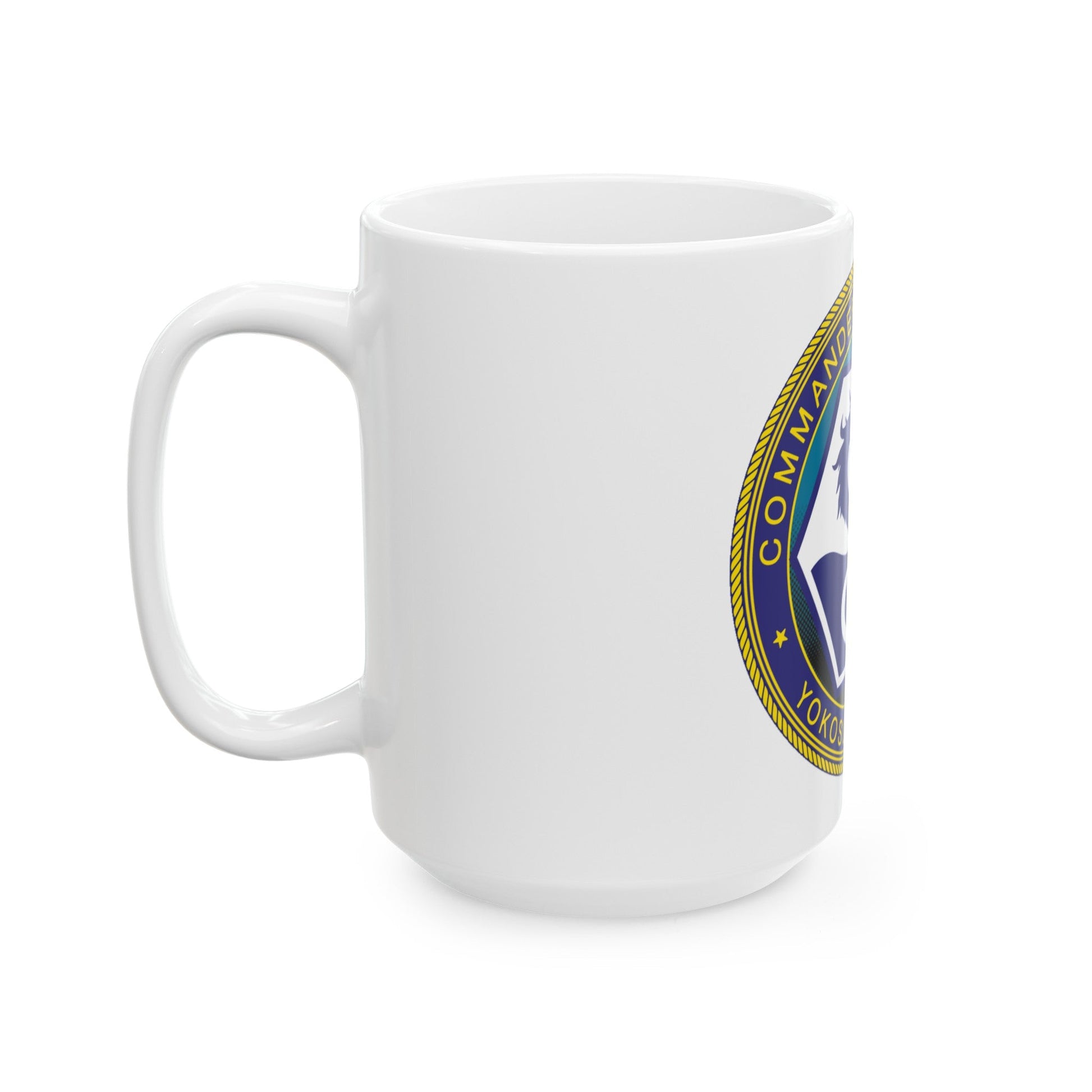 CTF 74 Yokosuka Japan Combined Task Force (U.S. Navy) White Coffee Mug-The Sticker Space