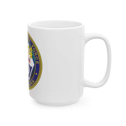 CTF 74 Yokosuka Japan Combined Task Force (U.S. Navy) White Coffee Mug-The Sticker Space