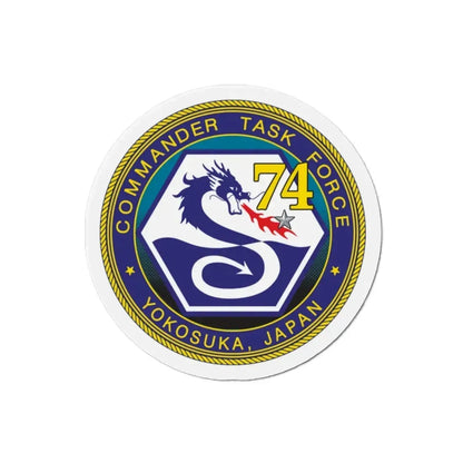 CTF 74 Yokosuka Japan Combined Task Force (U.S. Navy) Refrigerator Magnet 2 Inch - The Sticker Space