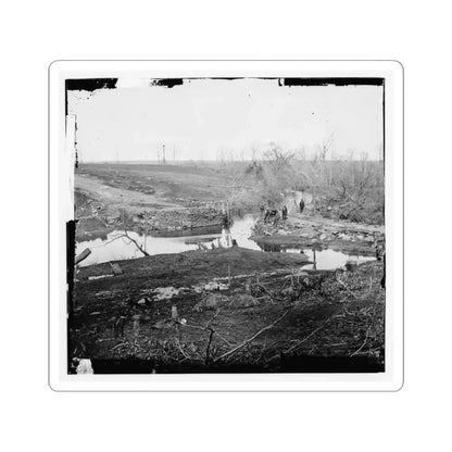 Cub Run, Va.  View With Destroyed Bridge (U.S. Civil War) STICKER Vinyl Kiss-Cut Decal 3 Inch White - The Sticker Space
