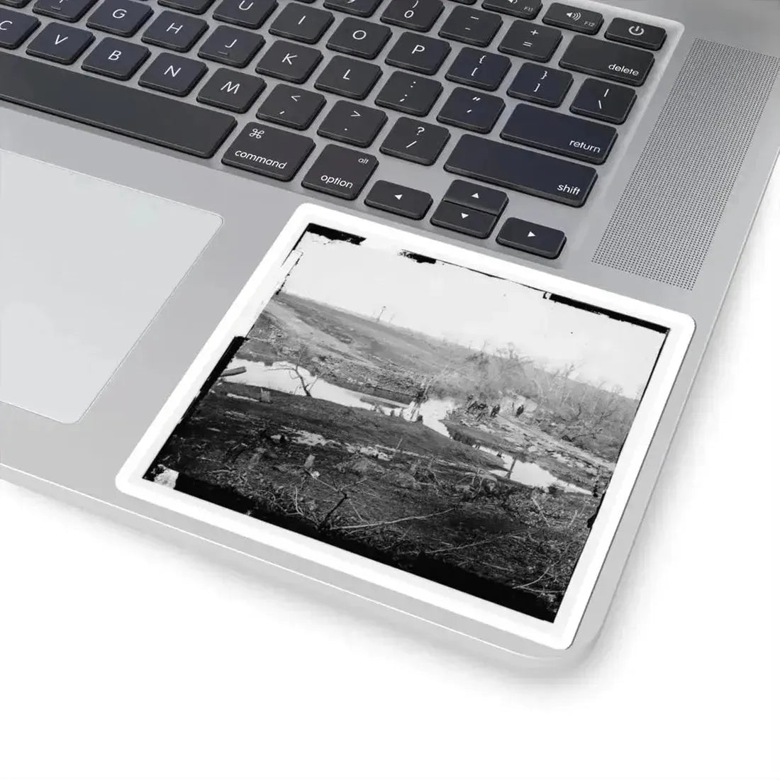 Cub Run, Va.  View With Destroyed Bridge (U.S. Civil War) STICKER Vinyl Kiss-Cut Decal - The Sticker Space