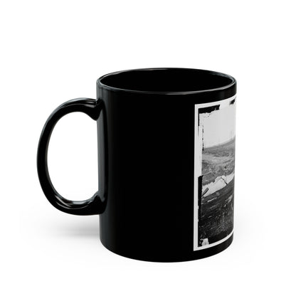 Cub Run, Va. View With Destroyed Bridge (U.S. Civil War) Black Coffee Mug-The Sticker Space