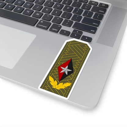 Cuba Army OF 10 (Cuba) (Military Rank) STICKER Vinyl Kiss-Cut Decal - The Sticker Space