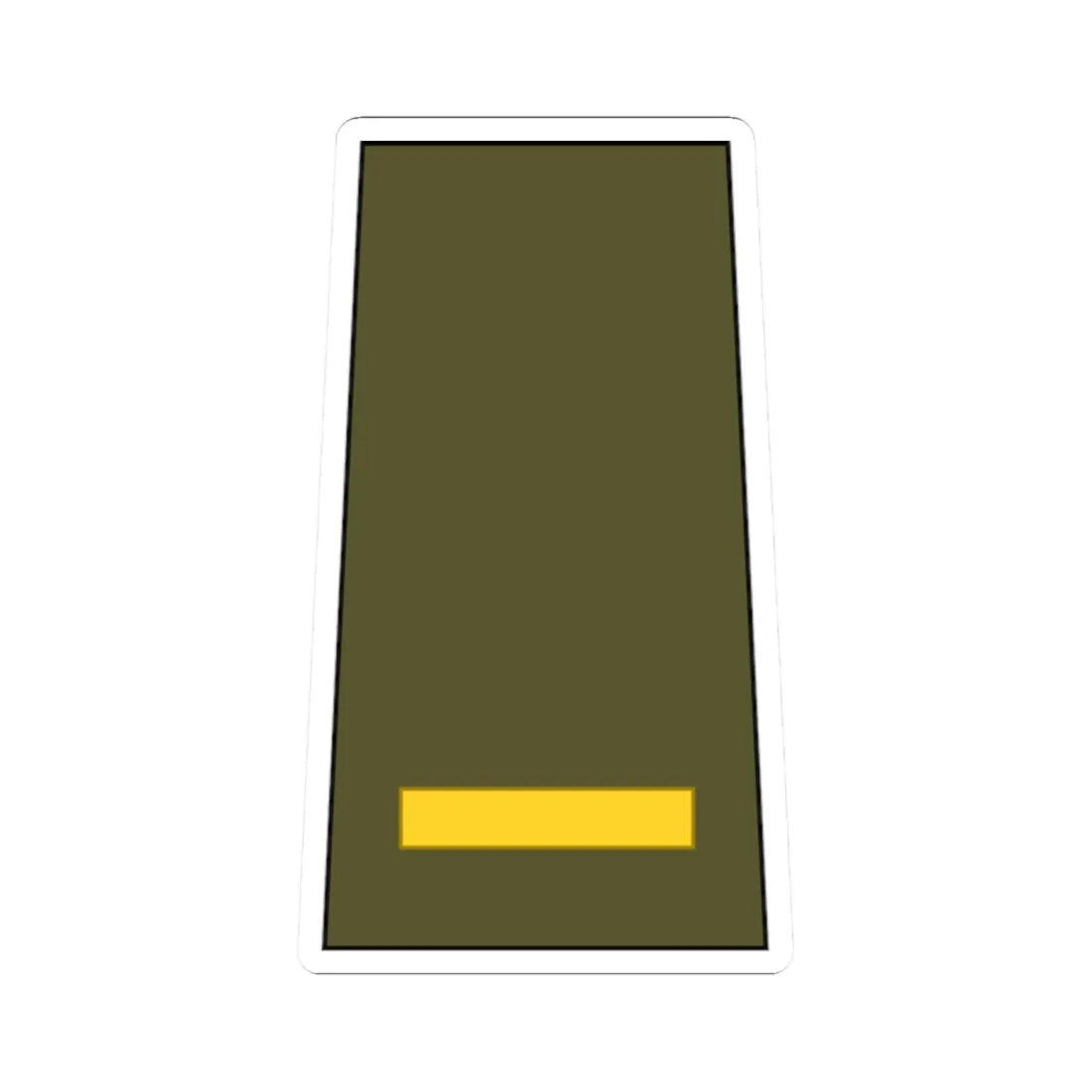 Cuba Army OF 1a (Cuba) (Military Rank) STICKER Vinyl Kiss-Cut Decal 2 Inch White - The Sticker Space