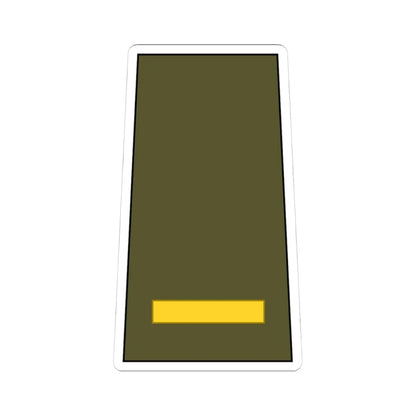 Cuba Army OF 1a (Cuba) (Military Rank) STICKER Vinyl Kiss-Cut Decal 4 Inch White - The Sticker Space