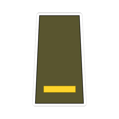 Cuba Army OF 1a (Cuba) (Military Rank) STICKER Vinyl Kiss-Cut Decal 6 Inch White - The Sticker Space