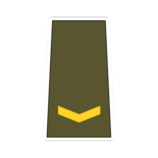 Cuba Army OF 1b (Cuba) (Military Rank) STICKER Vinyl Kiss-Cut Decal 2 Inch White - The Sticker Space