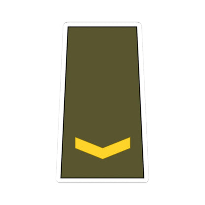 Cuba Army OF 1b (Cuba) (Military Rank) STICKER Vinyl Kiss-Cut Decal 3 Inch White - The Sticker Space