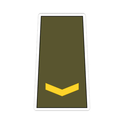 Cuba Army OF 1b (Cuba) (Military Rank) STICKER Vinyl Kiss-Cut Decal 6 Inch White - The Sticker Space