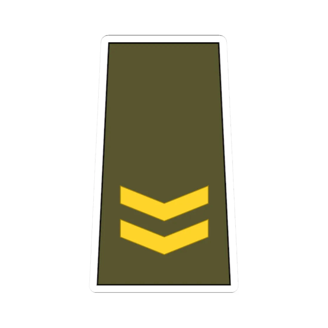 Cuba Army OF 1c (Cuba) (Military Rank) STICKER Vinyl Kiss-Cut Decal 2 Inch White - The Sticker Space