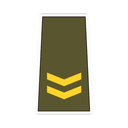 Cuba Army OF 1c (Cuba) (Military Rank) STICKER Vinyl Kiss-Cut Decal 2 Inch White - The Sticker Space