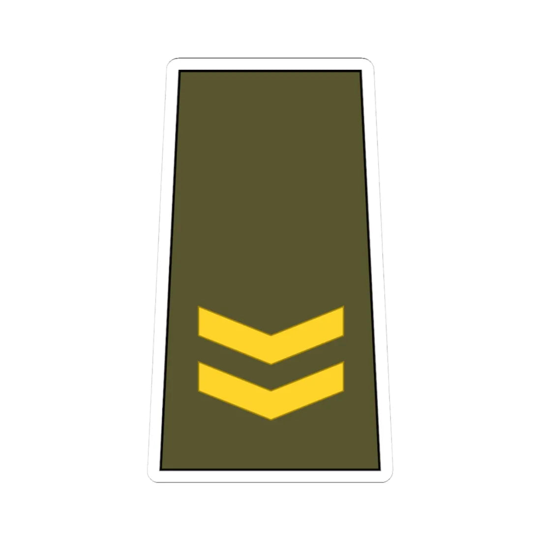 Cuba Army OF 1c (Cuba) (Military Rank) STICKER Vinyl Kiss-Cut Decal 3 Inch White - The Sticker Space