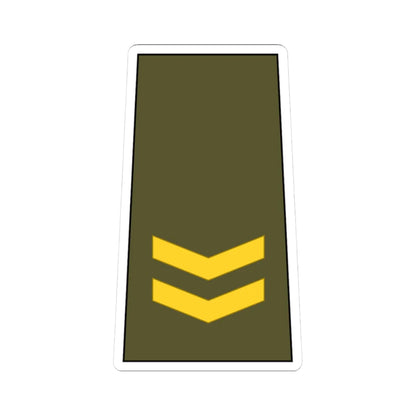 Cuba Army OF 1c (Cuba) (Military Rank) STICKER Vinyl Kiss-Cut Decal 3 Inch White - The Sticker Space