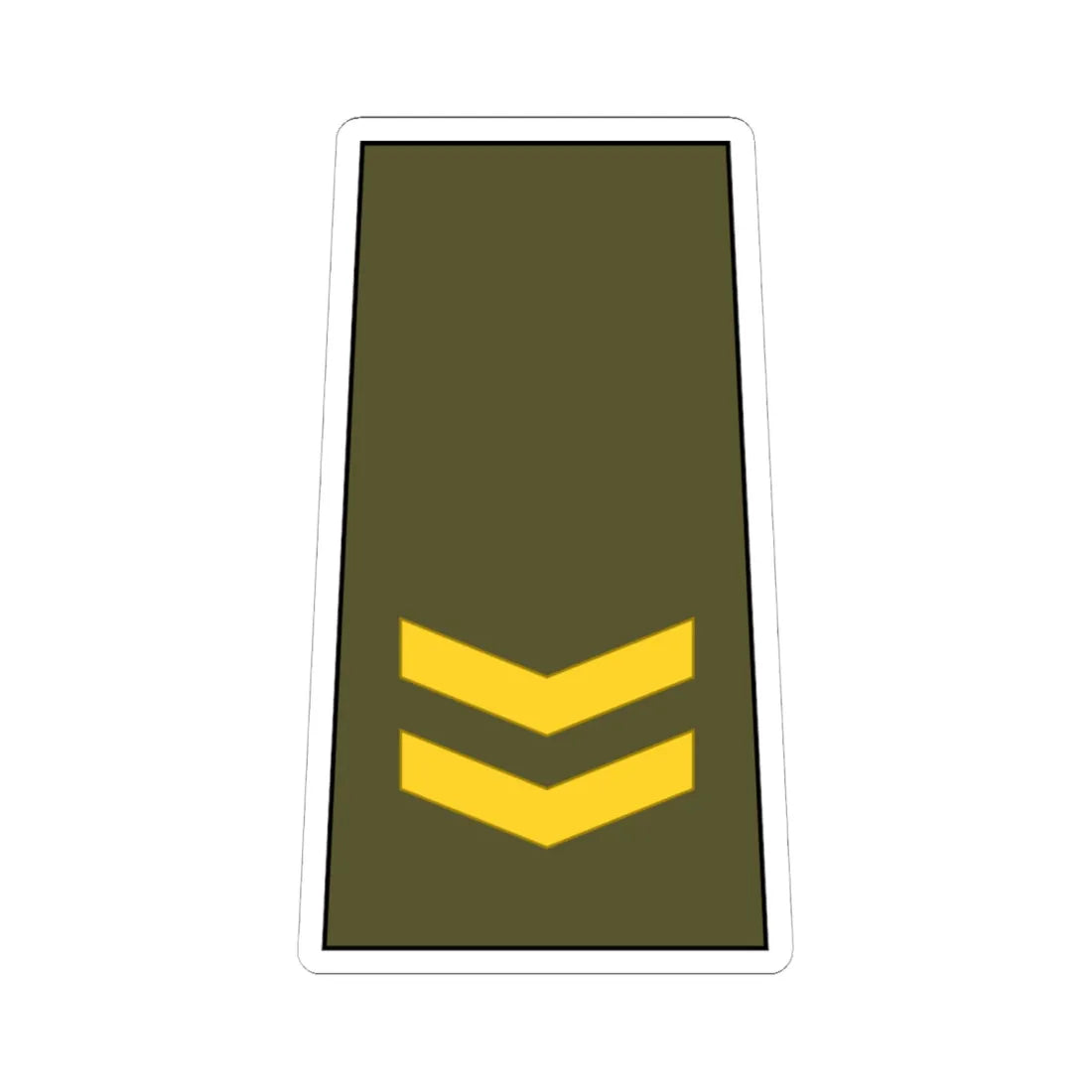 Cuba Army OF 1c (Cuba) (Military Rank) STICKER Vinyl Kiss-Cut Decal 6 Inch White - The Sticker Space