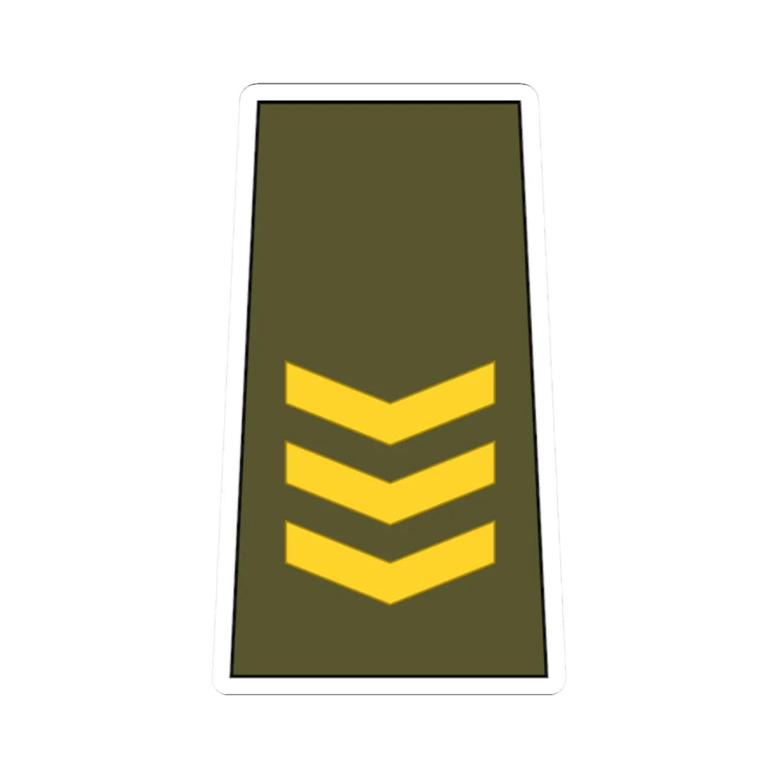 Cuba Army OF 2 (Cuba) (Military Rank) STICKER Vinyl Kiss-Cut Decal 2 Inch White - The Sticker Space