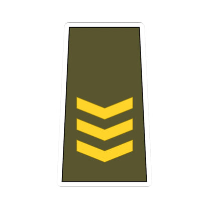 Cuba Army OF 2 (Cuba) (Military Rank) STICKER Vinyl Kiss-Cut Decal 2 Inch White - The Sticker Space