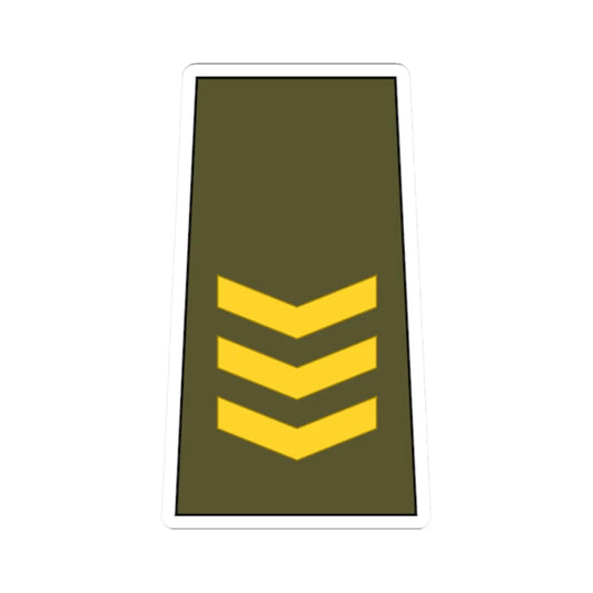 Cuba Army OF 2 (Cuba) (Military Rank) STICKER Vinyl Kiss-Cut Decal 2 Inch White - The Sticker Space