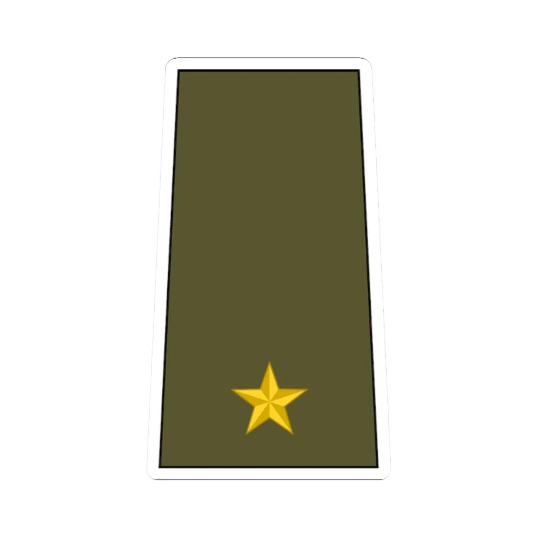 Cuba Army OF 3 (Cuba) (Military Rank) STICKER Vinyl Kiss-Cut Decal 2 Inch White - The Sticker Space