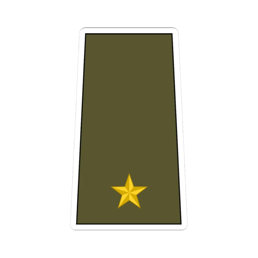 Cuba Army OF 3 (Cuba) (Military Rank) STICKER Vinyl Kiss-Cut Decal 3 Inch White - The Sticker Space