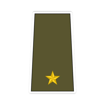 Cuba Army OF 3 (Cuba) (Military Rank) STICKER Vinyl Kiss-Cut Decal 3 Inch White - The Sticker Space