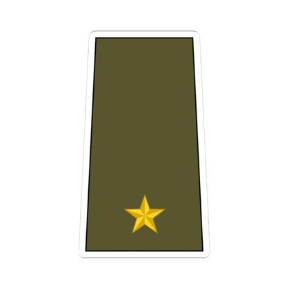 Cuba Army OF 3 (Cuba) (Military Rank) STICKER Vinyl Kiss-Cut Decal 4 Inch White - The Sticker Space