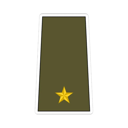 Cuba Army OF 3 (Cuba) (Military Rank) STICKER Vinyl Kiss-Cut Decal 6 Inch White - The Sticker Space