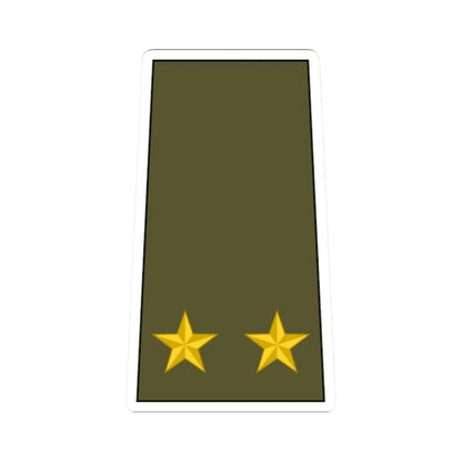 Cuba Army OF 4 (Cuba) (Military Rank) STICKER Vinyl Kiss-Cut Decal 2 Inch White - The Sticker Space