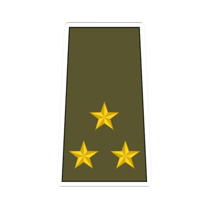 Cuba Army OF 5 (Cuba) (Military Rank) STICKER Vinyl Kiss-Cut Decal - The Sticker Space