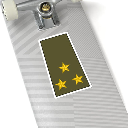 Cuba Army OF 5 (Cuba) (Military Rank) STICKER Vinyl Kiss-Cut Decal - The Sticker Space