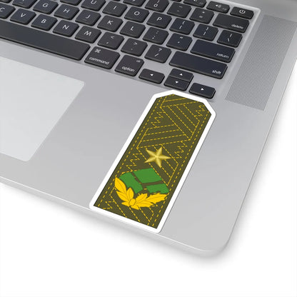 Cuba Army OF 9a (Cuba) (Military Rank) STICKER Vinyl Kiss-Cut Decal - The Sticker Space