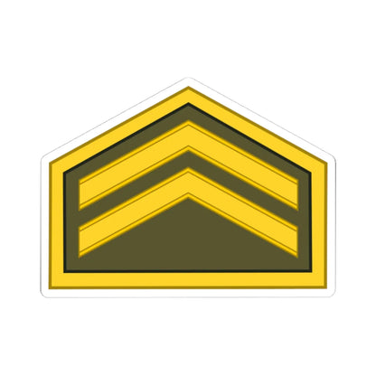 Cuba Army OR 3 (Cuba) (Military Rank) STICKER Vinyl Kiss-Cut Decal 4 Inch White - The Sticker Space