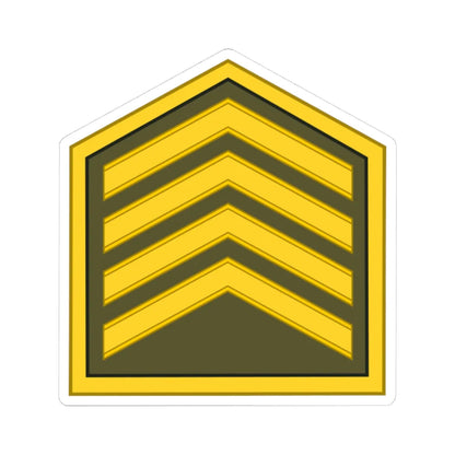 Cuba Army OR 6 (Cuba) (Military Rank) STICKER Vinyl Kiss-Cut Decal 3 Inch White - The Sticker Space