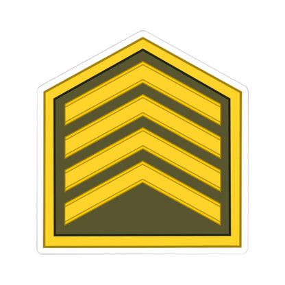 Cuba Army OR 6 (Cuba) (Military Rank) STICKER Vinyl Kiss-Cut Decal 6 Inch White - The Sticker Space