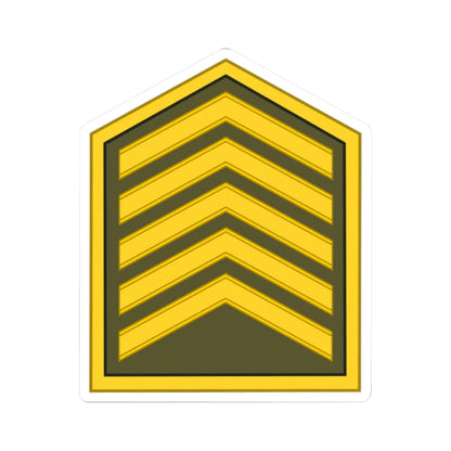 Cuba Army OR 7 (Cuba) (Military Rank) STICKER Vinyl Kiss-Cut Decal 2 Inch White - The Sticker Space