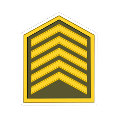 Cuba Army OR 7 (Cuba) (Military Rank) STICKER Vinyl Kiss-Cut Decal 6 Inch White - The Sticker Space