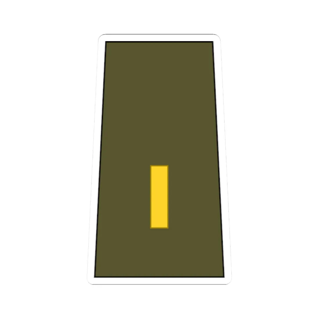 Cuba Army OR 8 (Cuba) (Military Rank) STICKER Vinyl Kiss-Cut Decal 2 Inch White - The Sticker Space