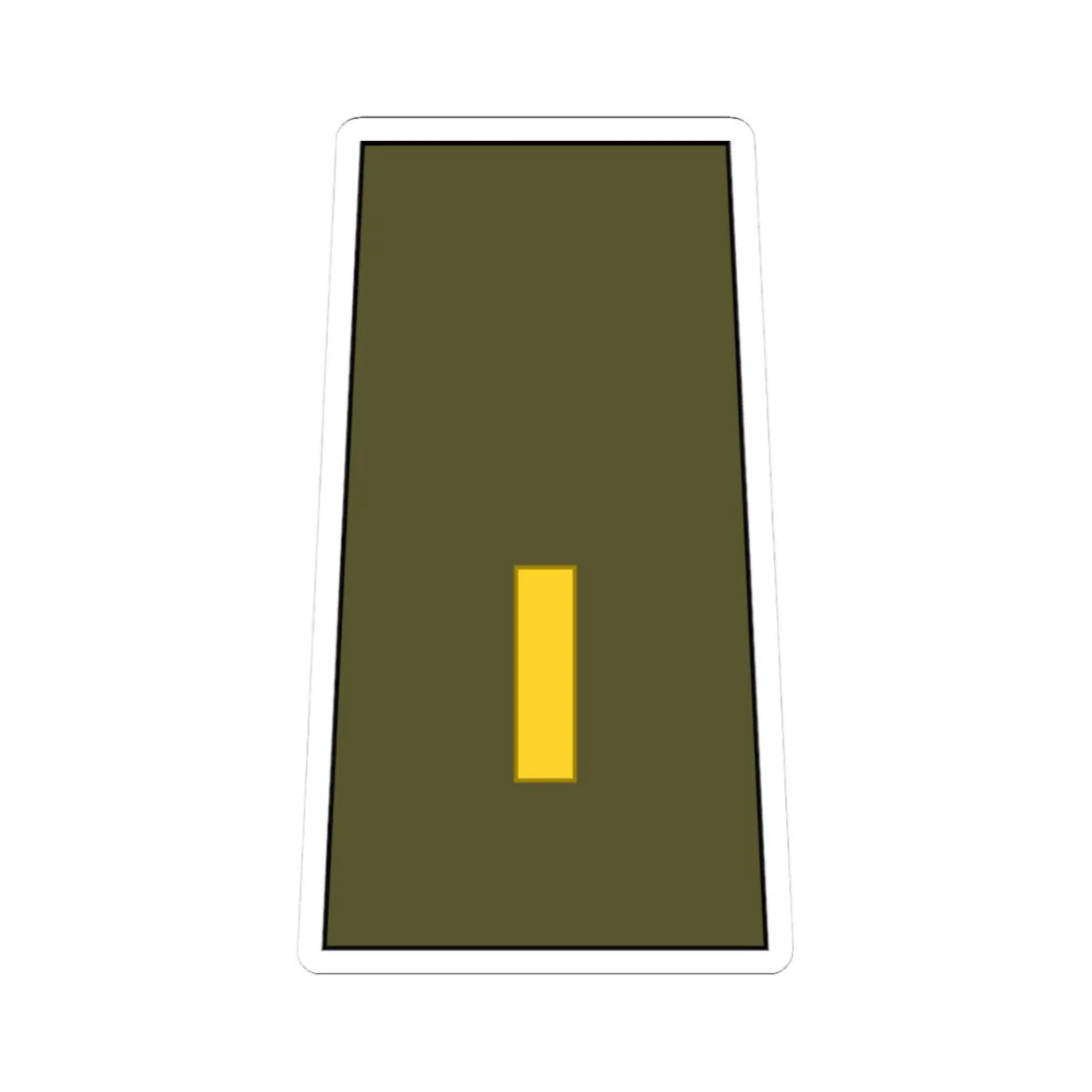 Cuba Army OR 8 (Cuba) (Military Rank) STICKER Vinyl Kiss-Cut Decal 3 Inch White - The Sticker Space