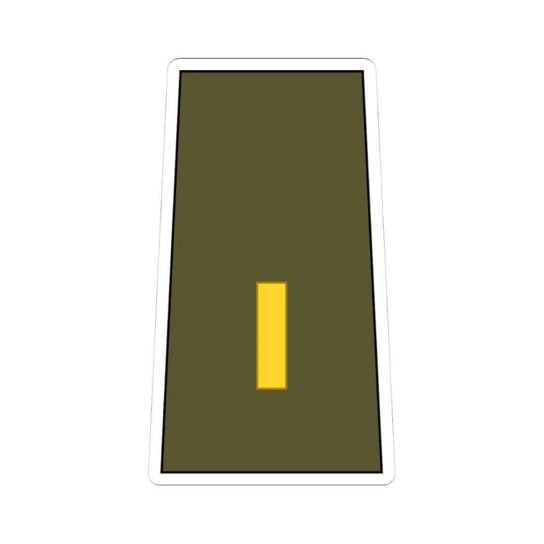 Cuba Army OR 8 (Cuba) (Military Rank) STICKER Vinyl Kiss-Cut Decal 4 Inch White - The Sticker Space