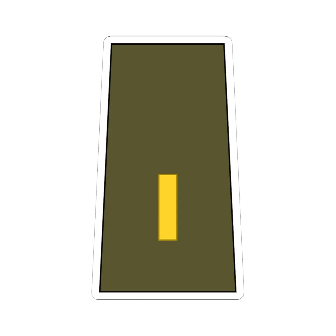 Cuba Army OR 8 (Cuba) (Military Rank) STICKER Vinyl Kiss-Cut Decal 6 Inch White - The Sticker Space