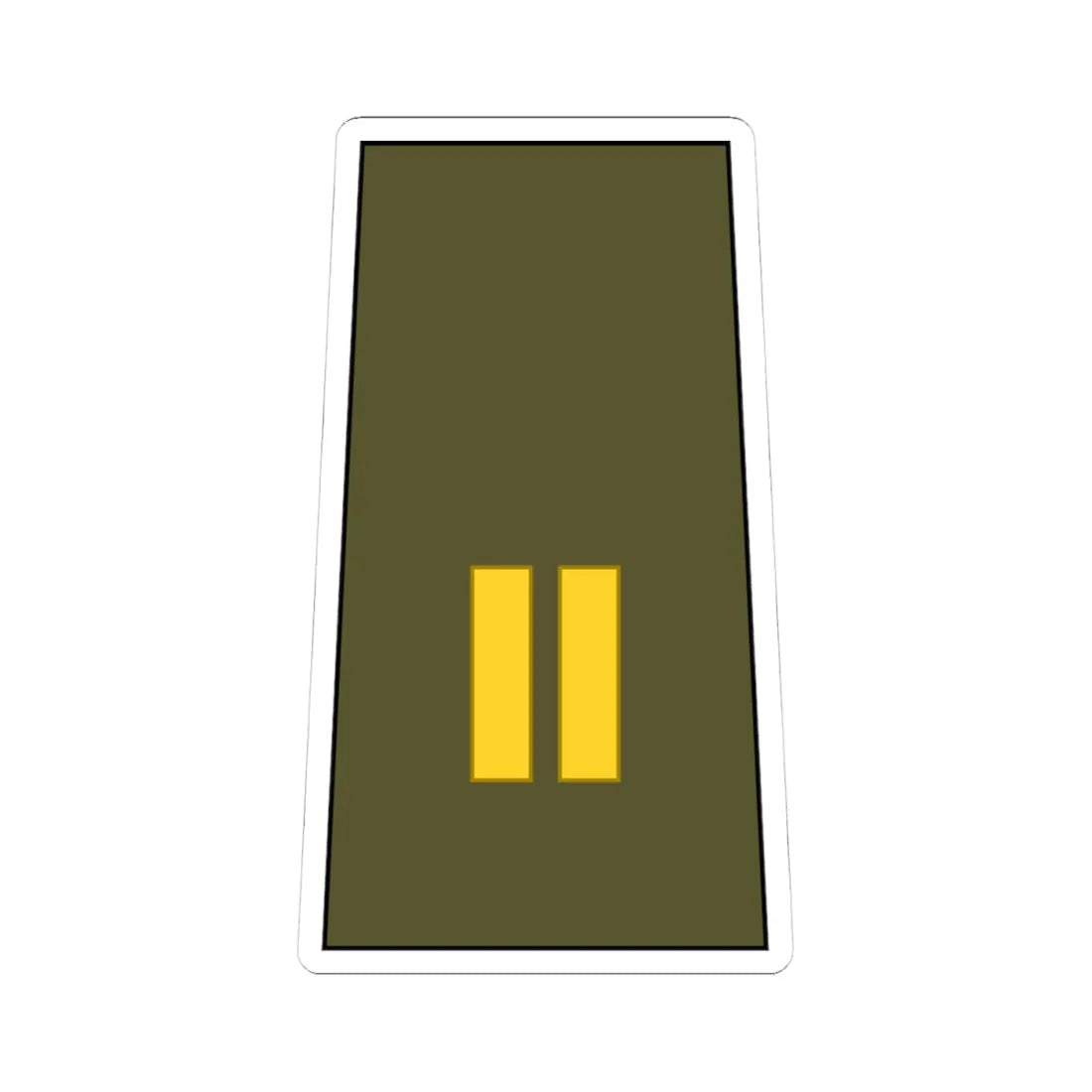 Cuba Army OR 9a (Cuba) (Military Rank) STICKER Vinyl Kiss-Cut Decal 4 Inch White - The Sticker Space