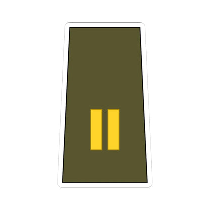 Cuba Army OR 9a (Cuba) (Military Rank) STICKER Vinyl Kiss-Cut Decal 4 Inch White - The Sticker Space