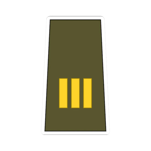 Cuba Army OR 9b (Cuba) (Military Rank) STICKER Vinyl Kiss-Cut Decal 2 Inch White - The Sticker Space