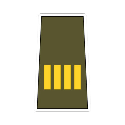 Cuba Army OR 9c (Cuba) (Military Rank) STICKER Vinyl Kiss-Cut Decal 2 Inch White - The Sticker Space