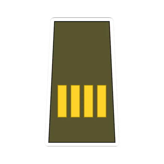 Cuba Army OR 9c (Cuba) (Military Rank) STICKER Vinyl Kiss-Cut Decal 2 Inch White - The Sticker Space