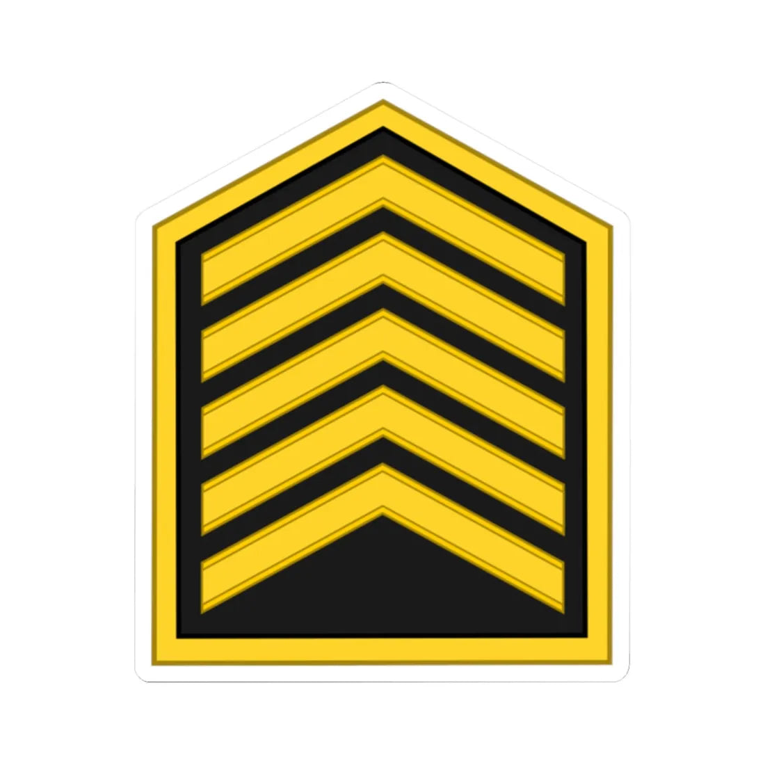 Cuba Navy OR 7 (Cuba) (Military Rank) STICKER Vinyl Kiss-Cut Decal 2 Inch White - The Sticker Space